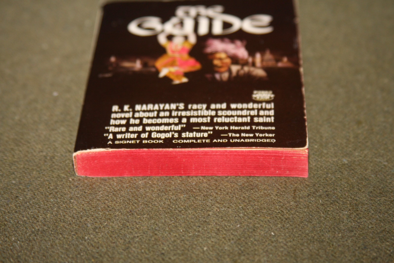 The Guide by R. K. Narayan 1966 PB 1st Printing Signet