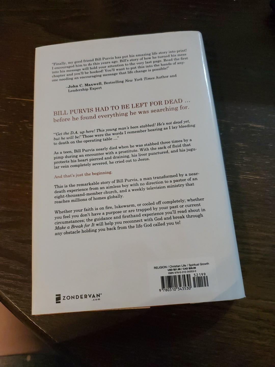 Make a Break for It: Unleashing the Power of Personal and Spiritual – VERRY GOOD