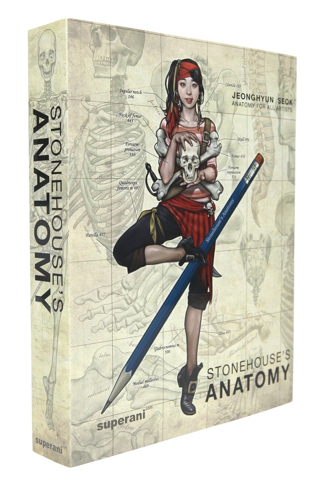 Stone House’s Anatomy Note By Seok Jeong Hyun Figure Drawing Book In English