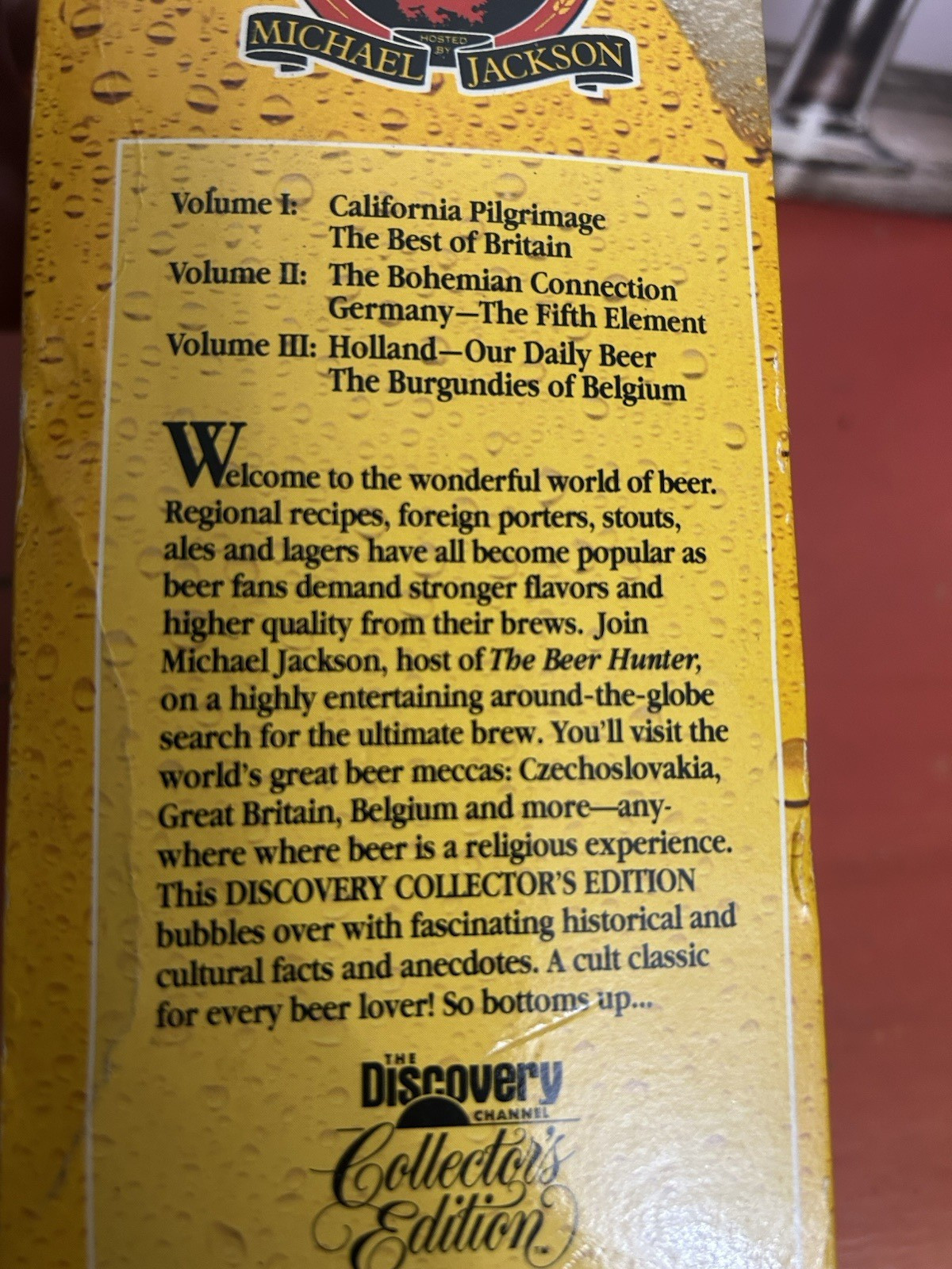 Beer Books 2 & 3 VHS Lot Oxford Companion HC Tasting Beer Mosher Beer Hunter Lot