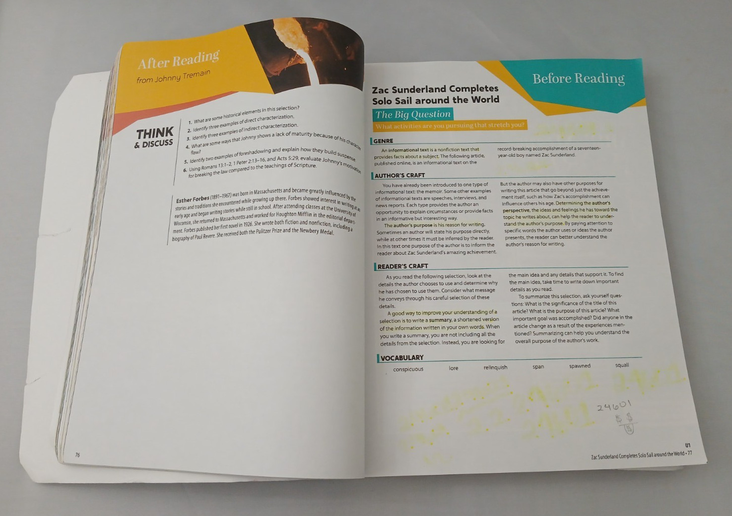 BJU Press Making Connections in Literature 4th Edition Grade 8 VERY GOOD