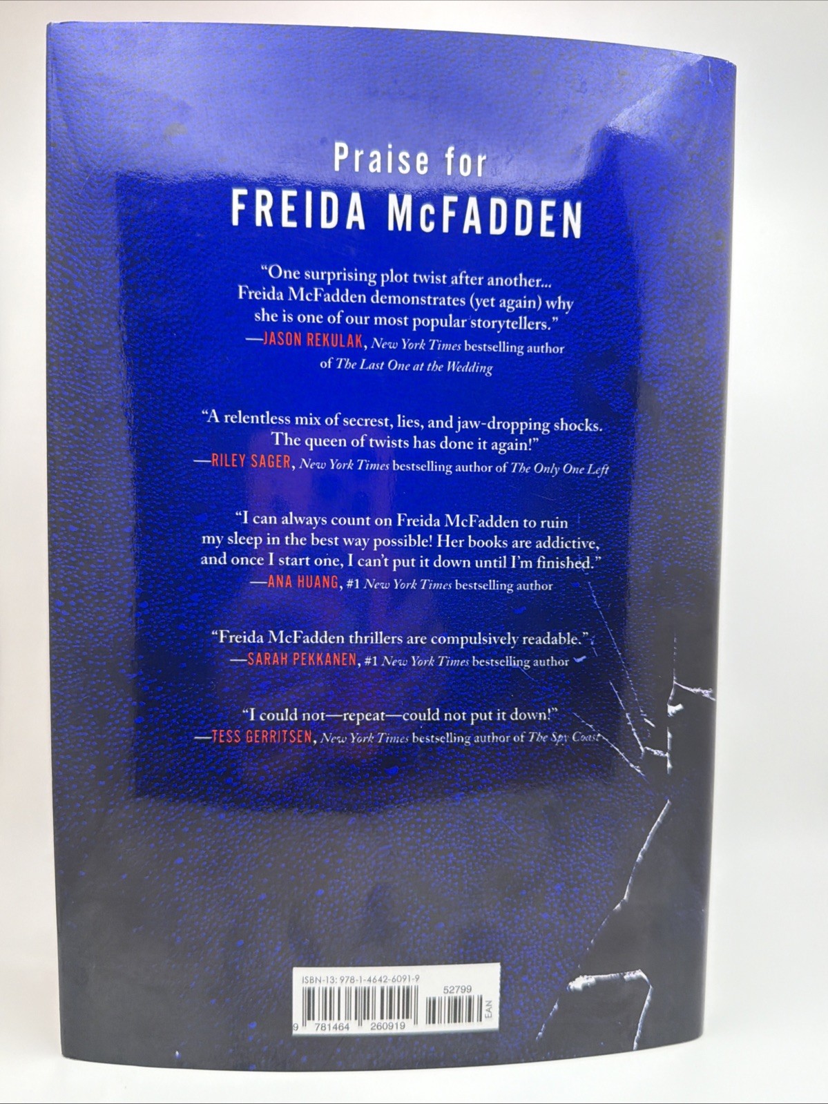 THE INTRUDER by FREIDA MCFADDEN Hardcover, Sprayed Edge Deluxe Mystery THRILLER
