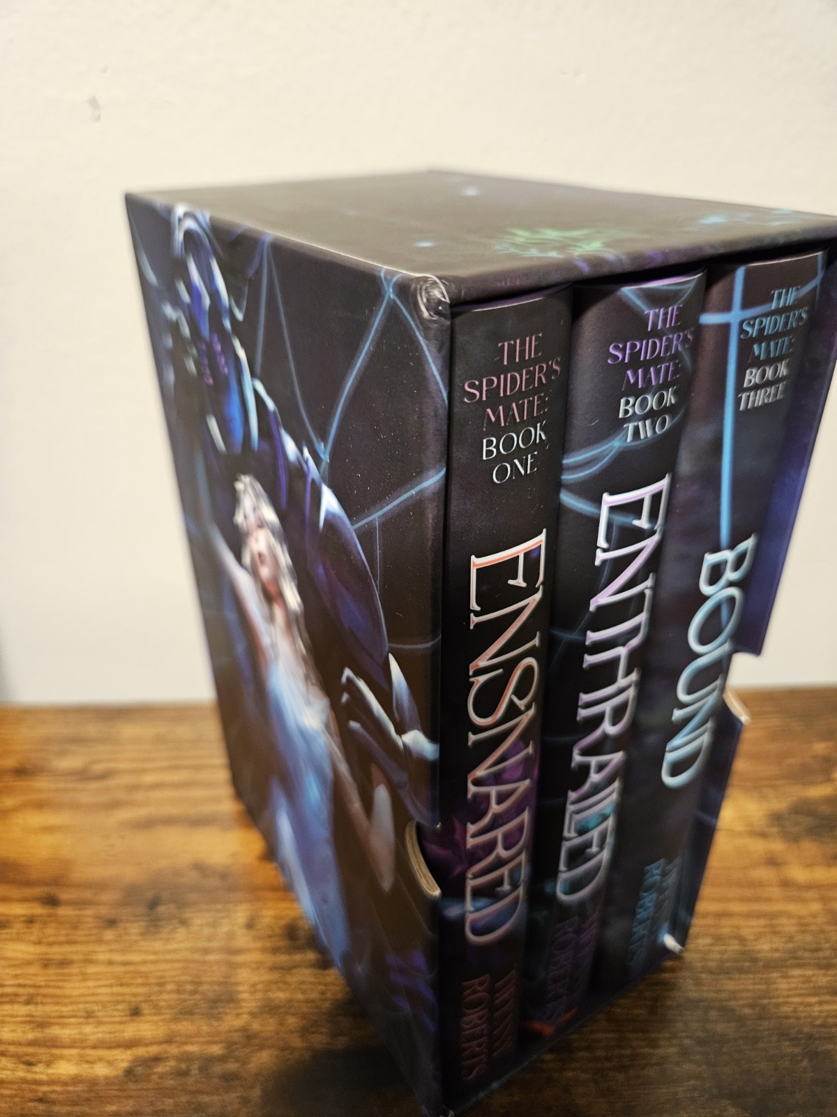 SIGNED FaeCrate The Spider’s Mate Trilogy by Tiffany Roberts & Slipcase Ensnared