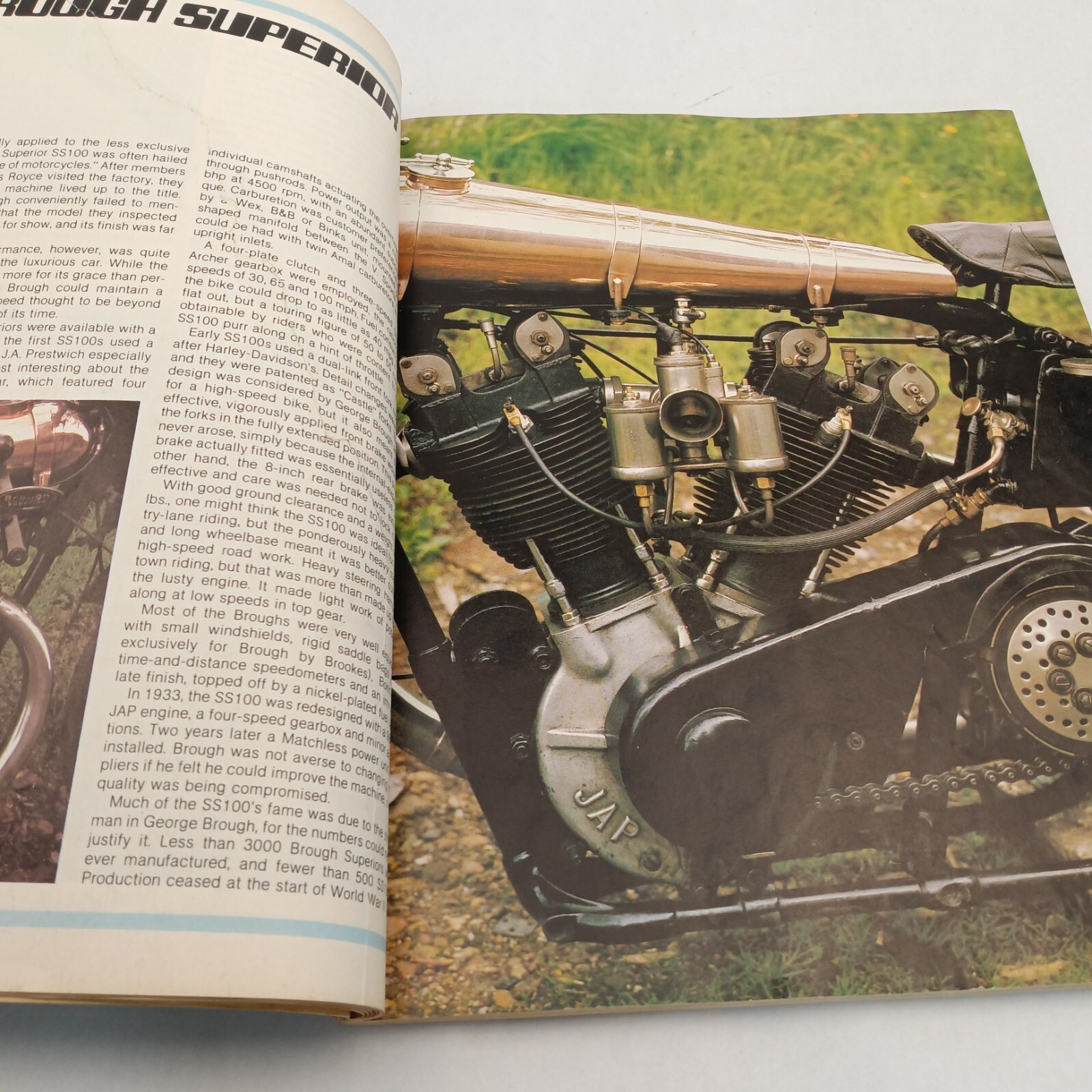 The Book of Superbikes Laurie Caddell Mike Winfield Indian Triumph Harley 1981