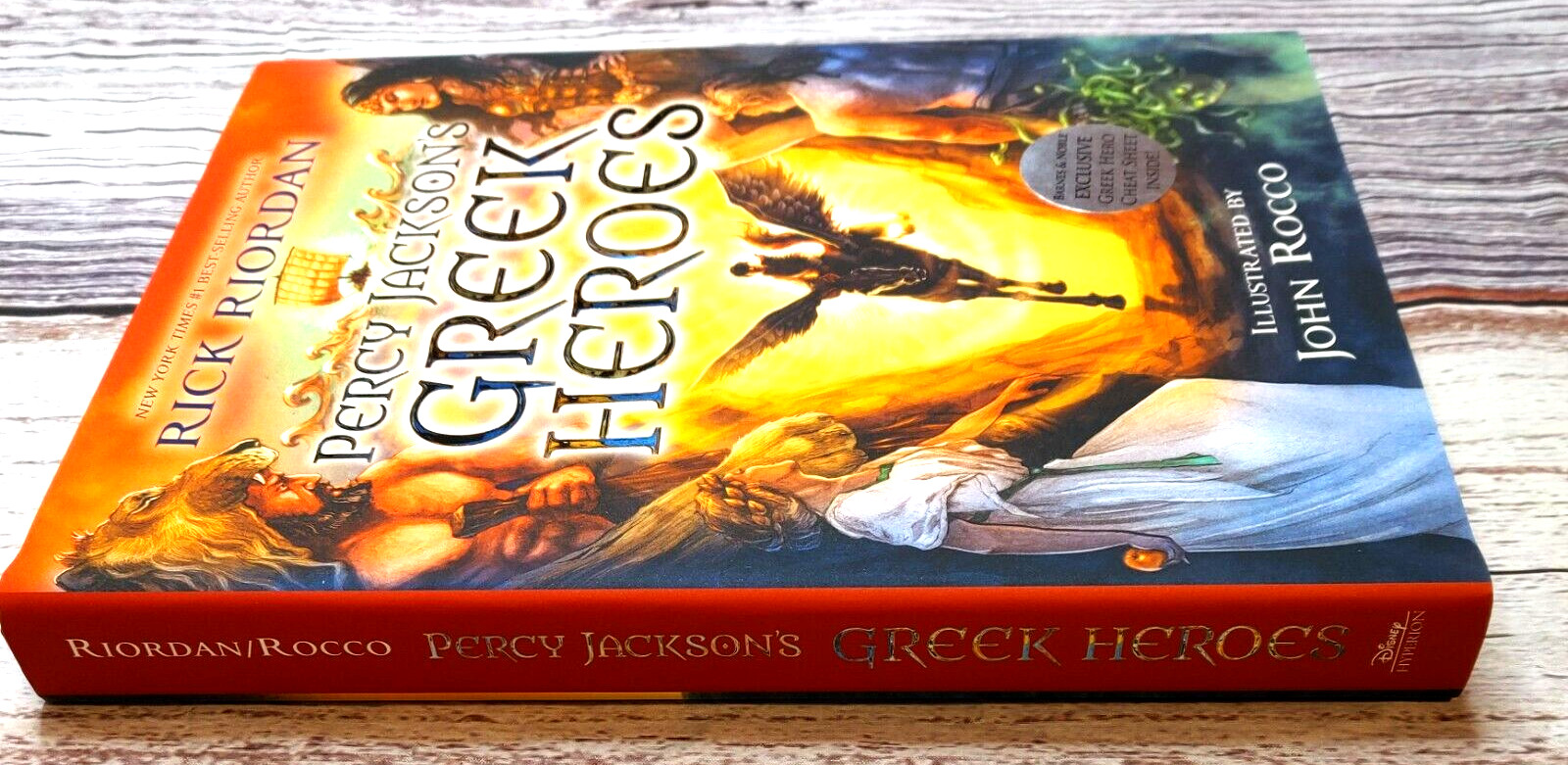 Percy Jackson’s Greek Heroes by Rick Riordan 2015 Hardcover 1st Ed/Exclusive.