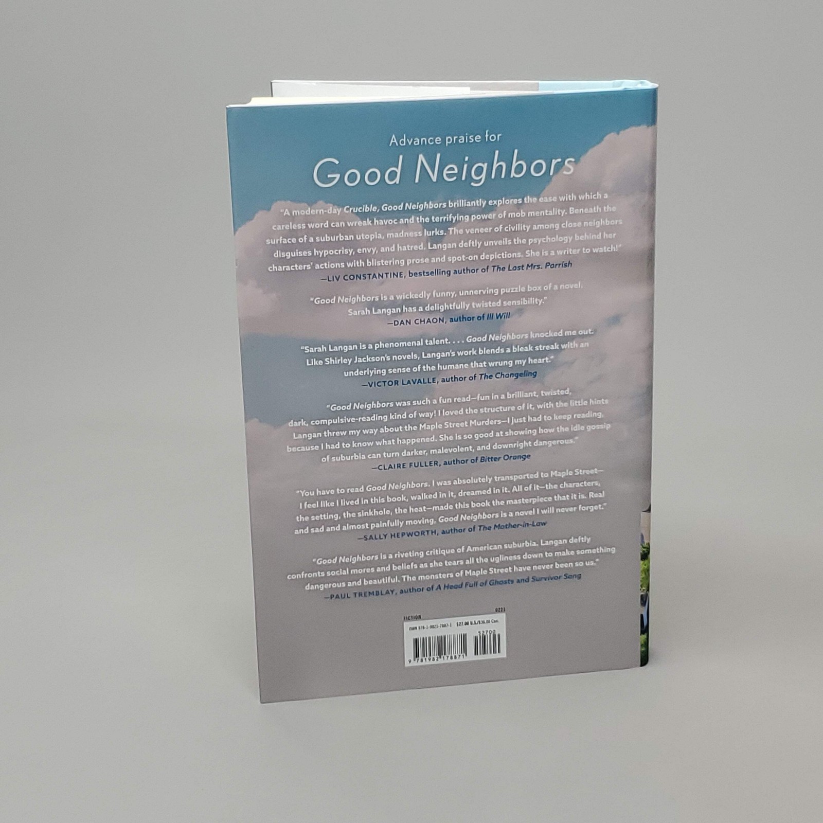 GOOD NEIGHBORS by Sarah Langan Signed Book Club Edition Book Hardback (New)