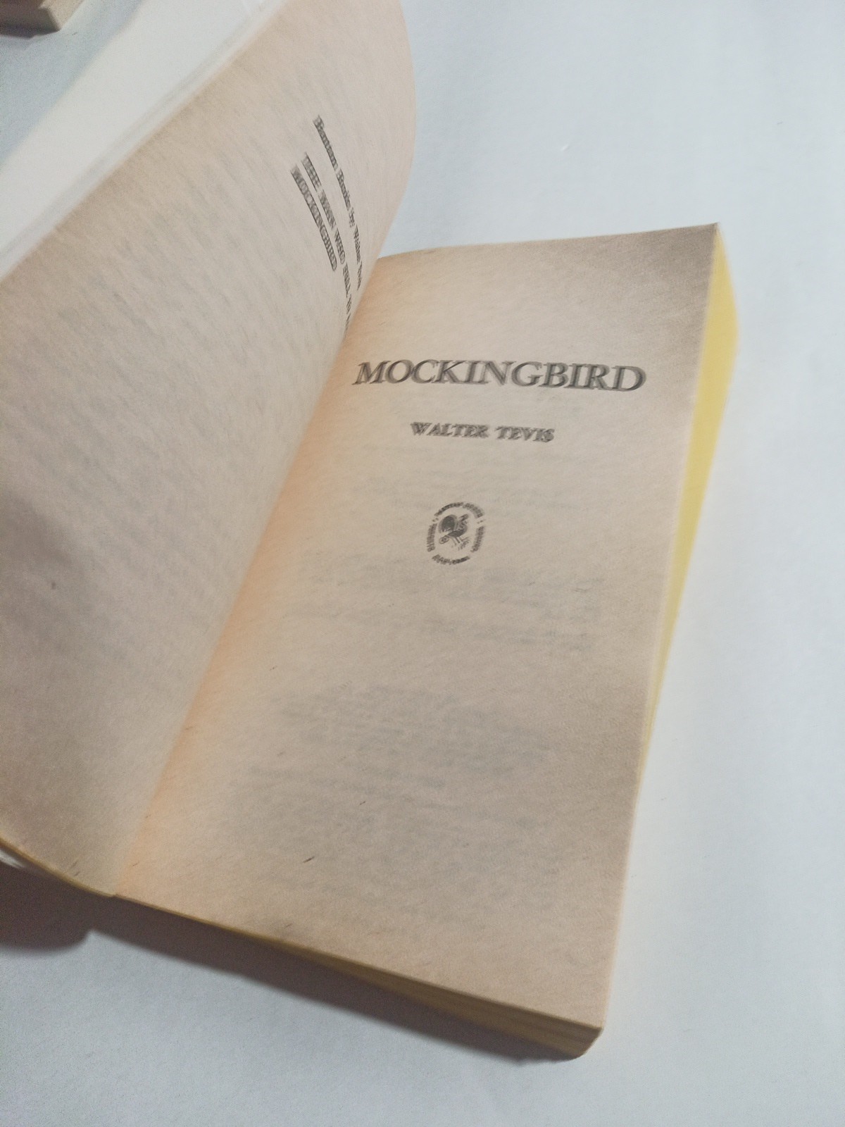 Mockingbird by Walter Tevis 1981 Paperback 1st Bantam Edition