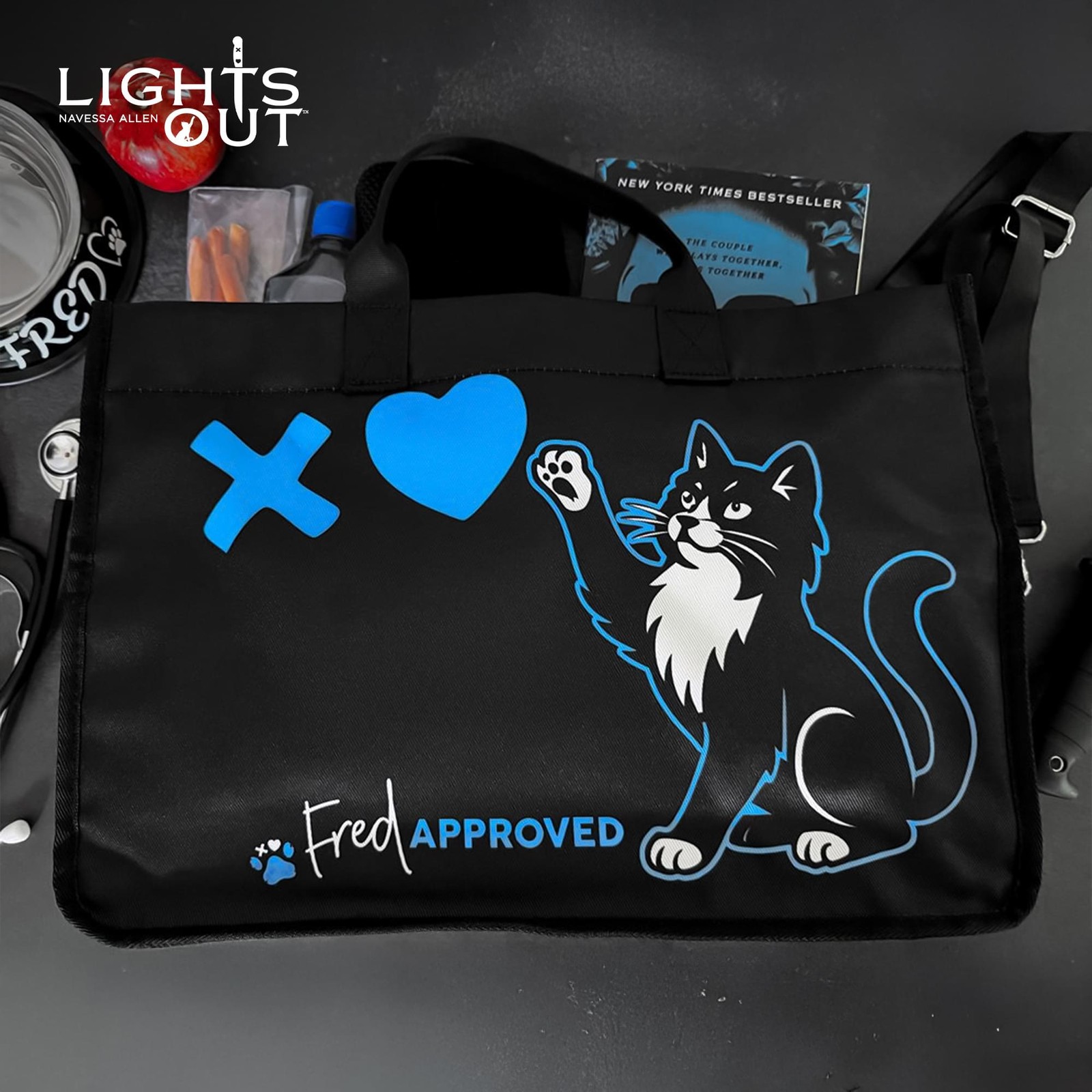 Lights Out Navessa „Allen Fred Approved“ Tote Bag