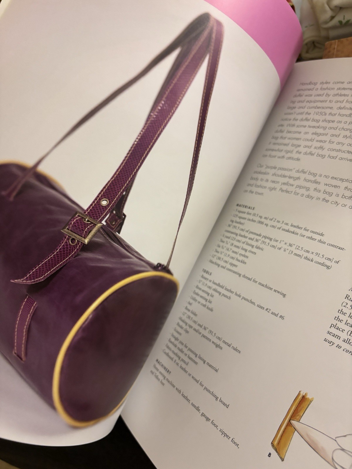 Lot 2 Purse Making Leather Handbags Books Gorgeous Crafts Kari Lee FIT