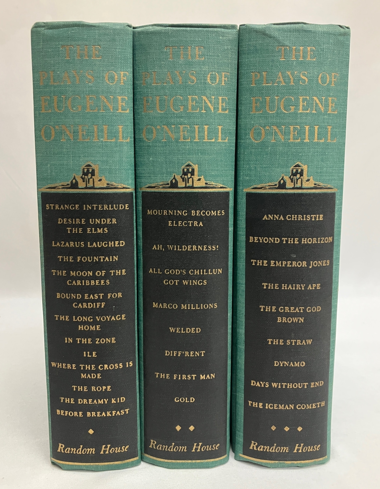3 VOLUME SET The Plays of Eugene O’Neill Random House Hardcovers