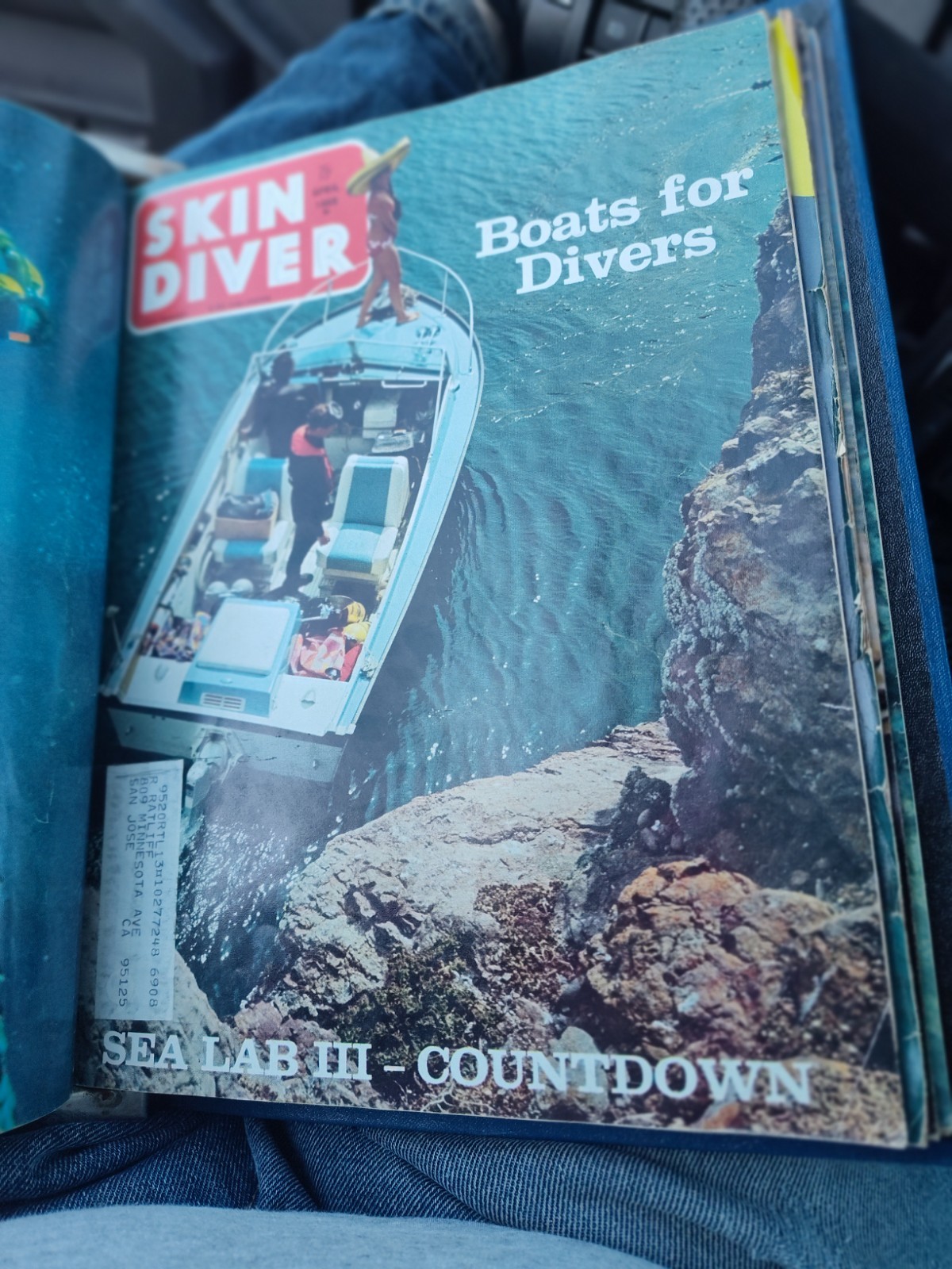 1969 Complete Set/Year of 12 Skin Diver Magazine In Official Binder Nice!!!