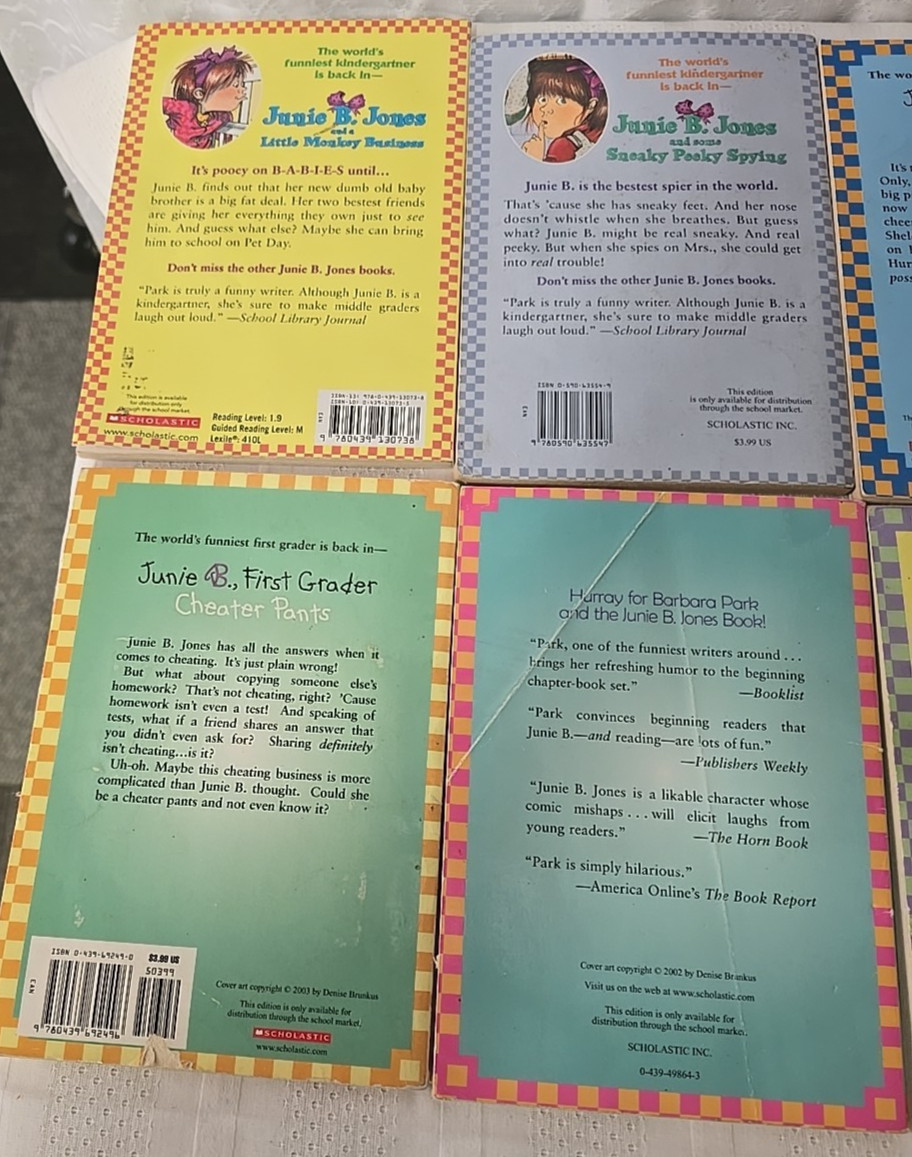 Lot Of 14 JUNIE B JONES Chapter Books By Barbara Park Ages 6-9