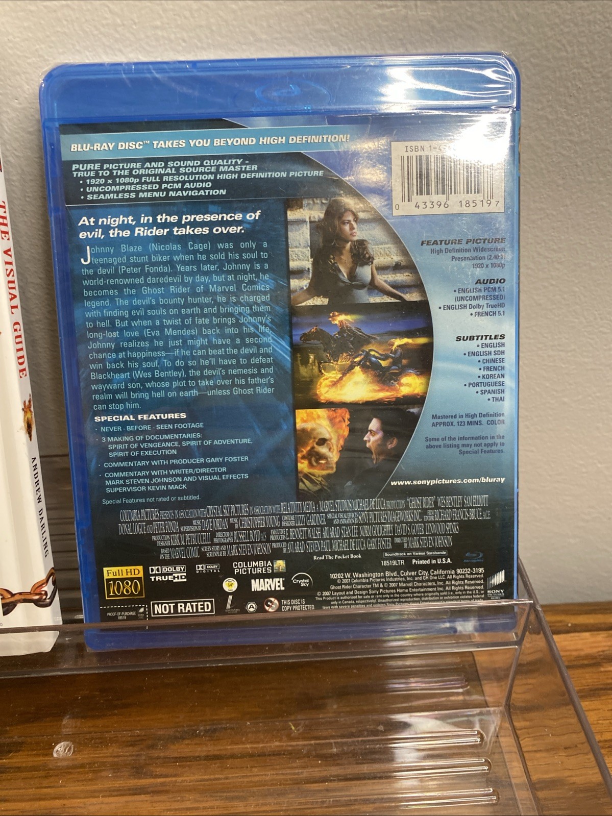 Ghost Rider Blu-ray Ext Cut (New) & Ghost Rider: The Visual Guide Andrew Darling