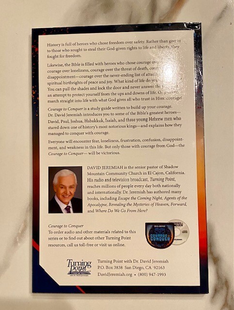Courage To Conquer Study Guide Dr David Jeremiah BRAND NEW
