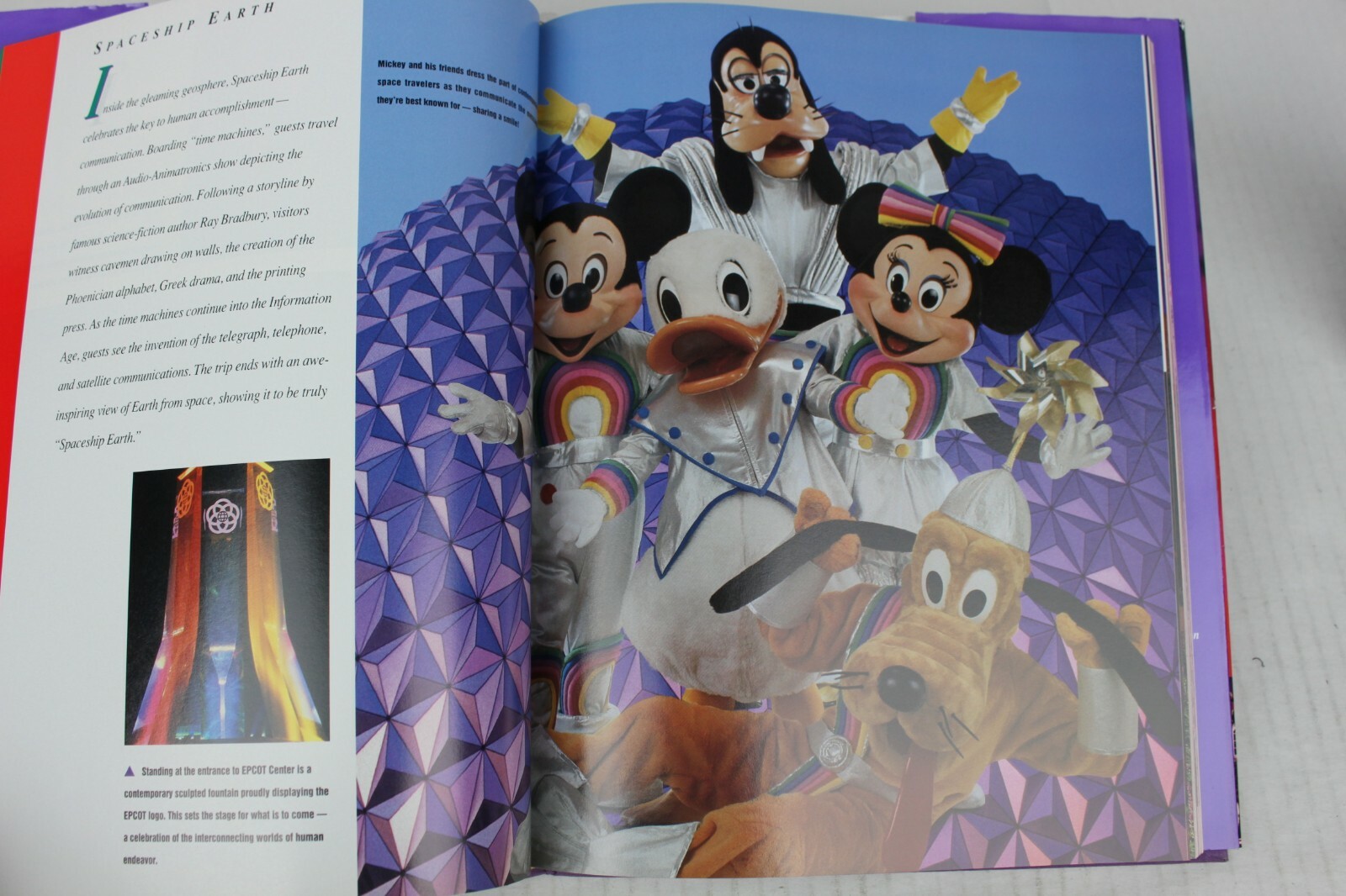 Walt Disney World Disney Kingdom Editions Purple Hardcover Book with Dust Jacket