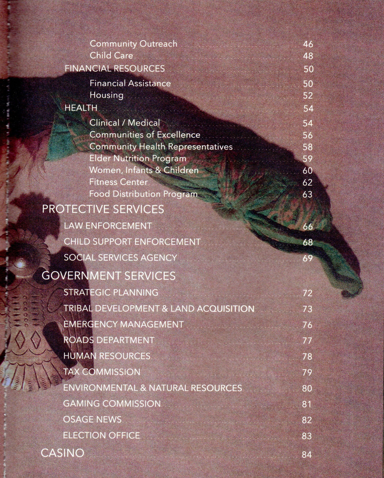 OSAGE NATION RESOURCE DIRECTORY 2016-2017 88 Pages Native American Phone Book