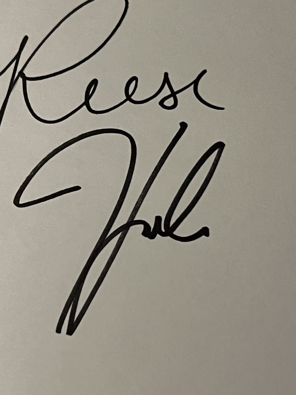 Gone Before Goodbye Signed Hardcover Book PSA / DNA COA Reese Witherspoon Auto