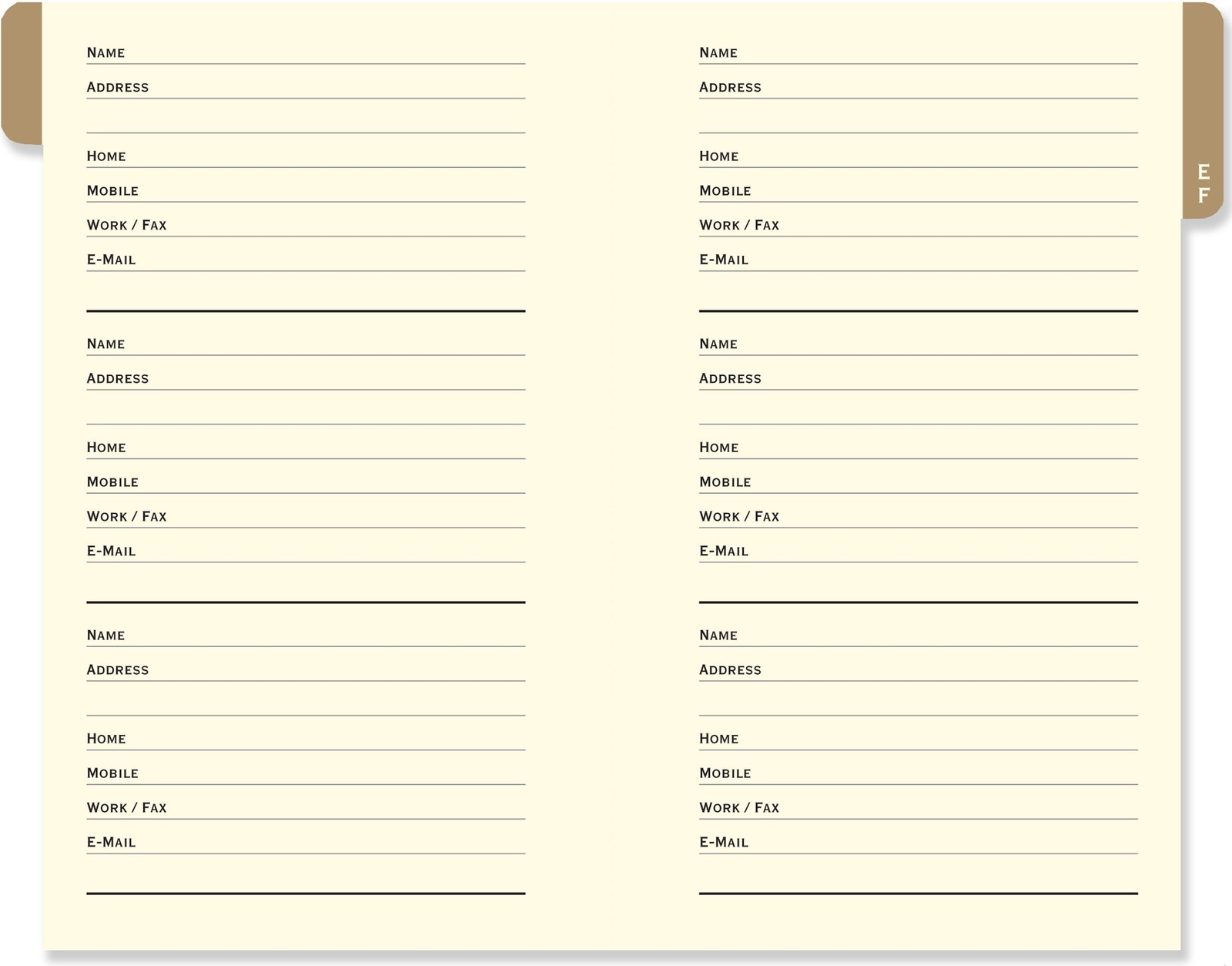 Celestial Address Book