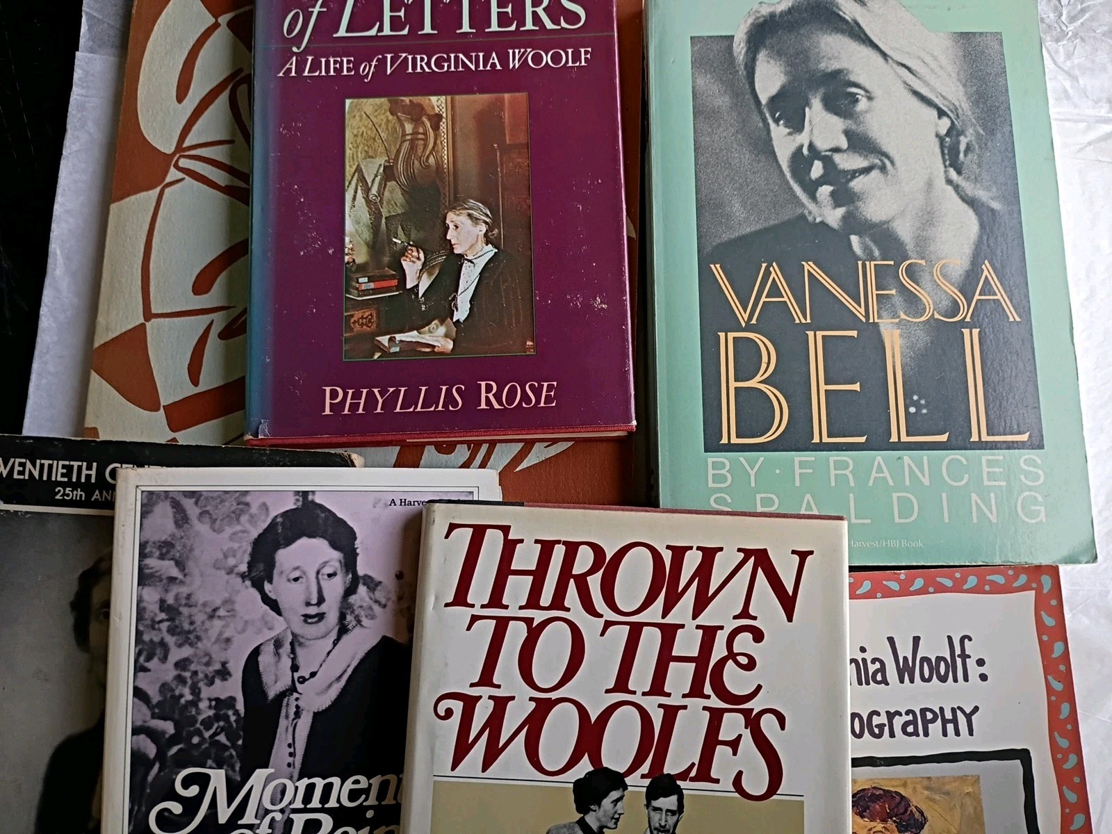 Lot Of Seven Virginia Woolf Books About Family, Biography, Interviews Etc (844)