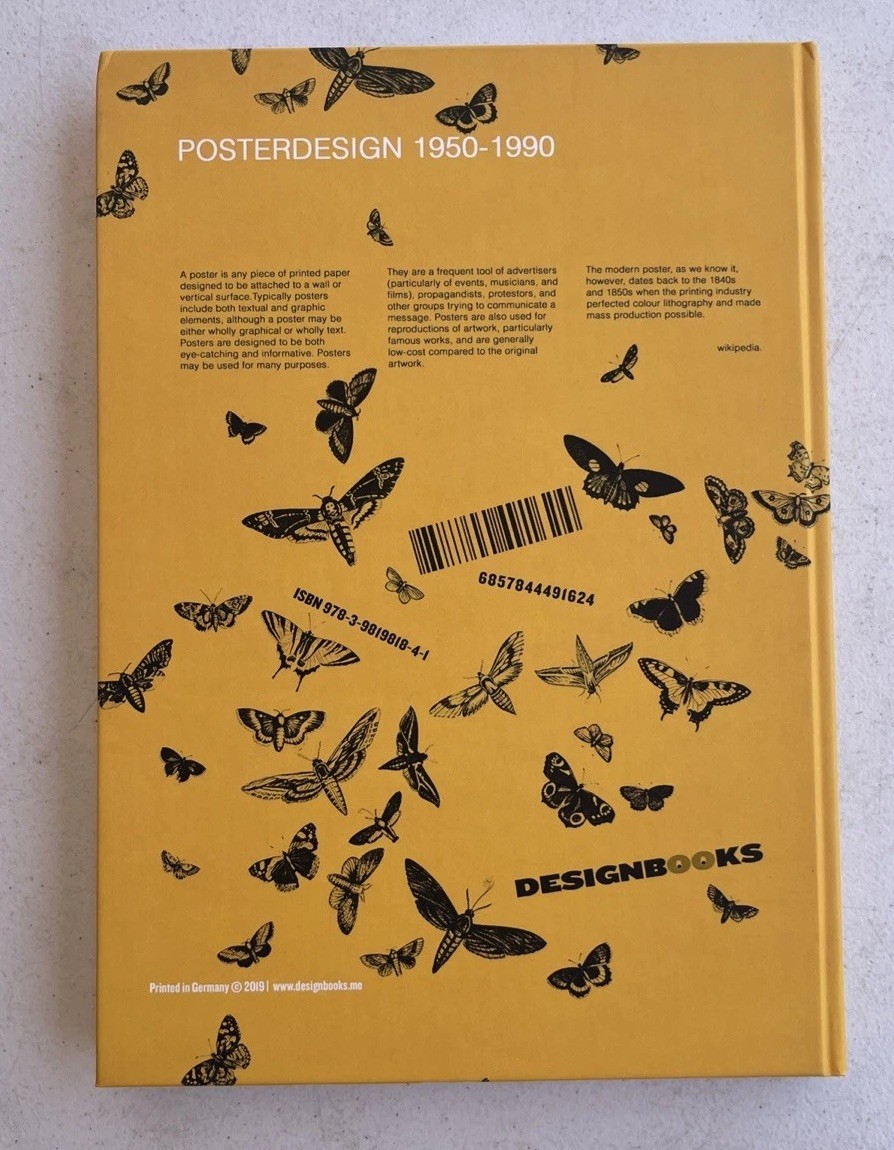 POSTERDESIGN 1950-1990 International artwork 180 pages Kickstarter Rare