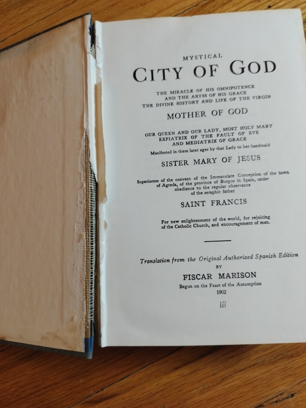 Mystical City of God 4 Vol Set Mary of Agreda Fiscar Marison HC AMI 1971