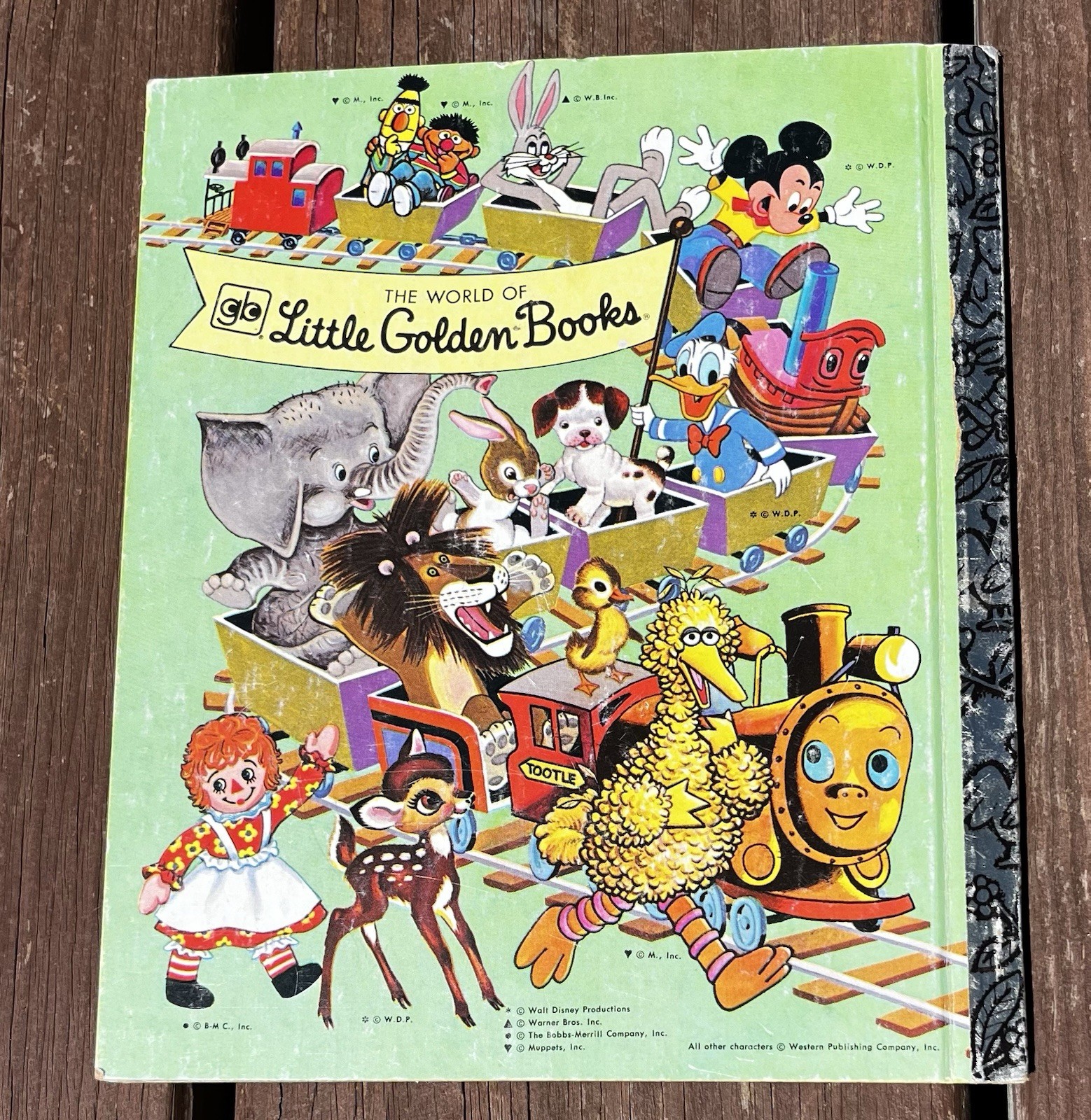 Vintage Sesame Street Big Bird’s Red Book 1977 Little Golden Book Children’s