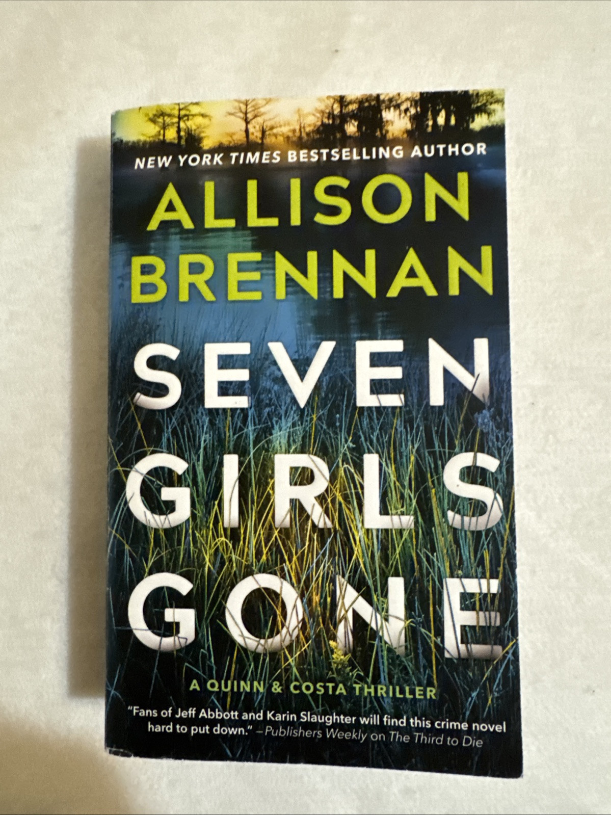 Seven Girls Gone by Allison Brennan (2023, Us-Tall Rack Paperback)