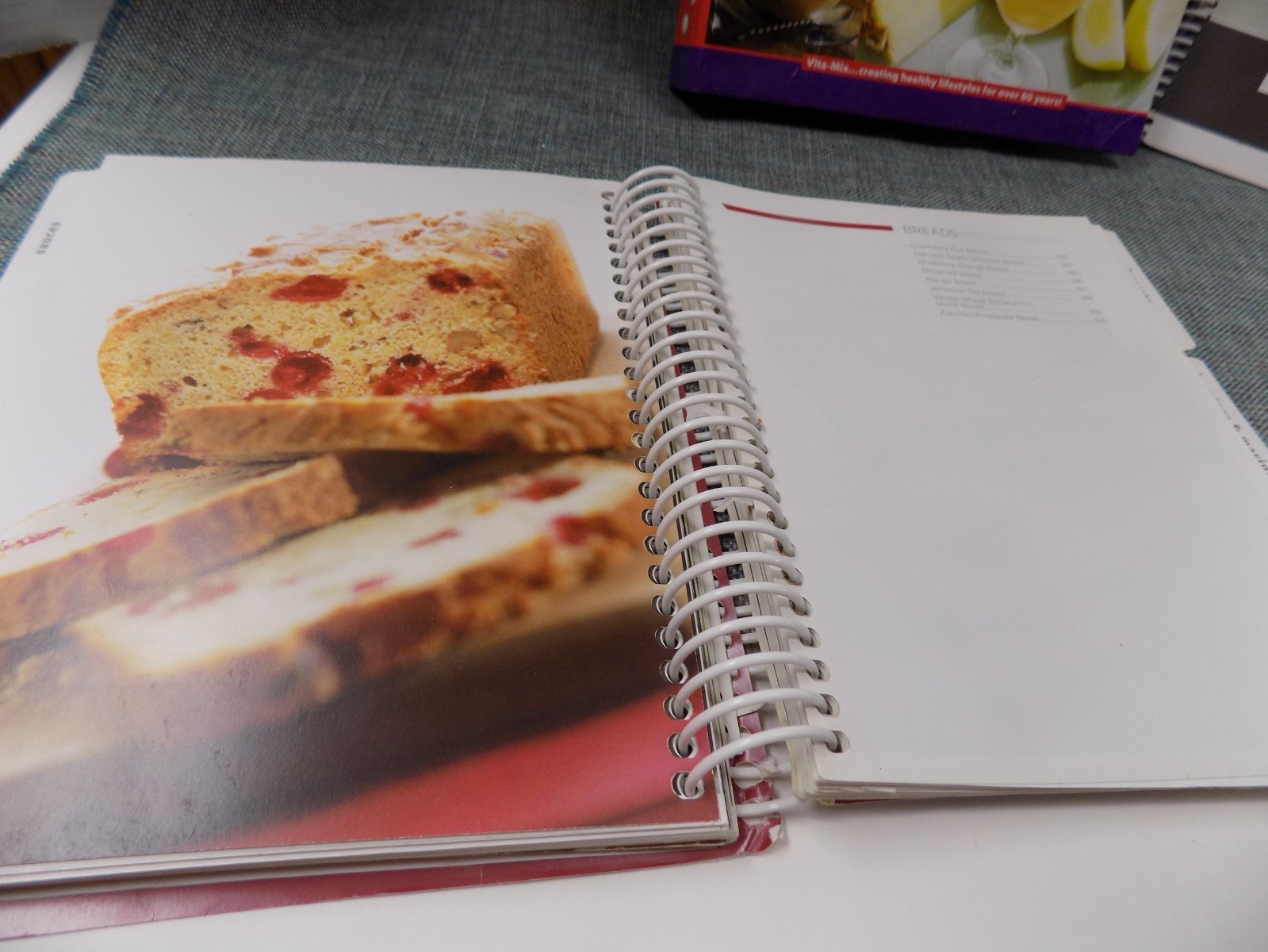 3 VITA-MIX COOKBOOKS ~WHOLE FOODS, SAVOR RECIPES & GETTING STARTED