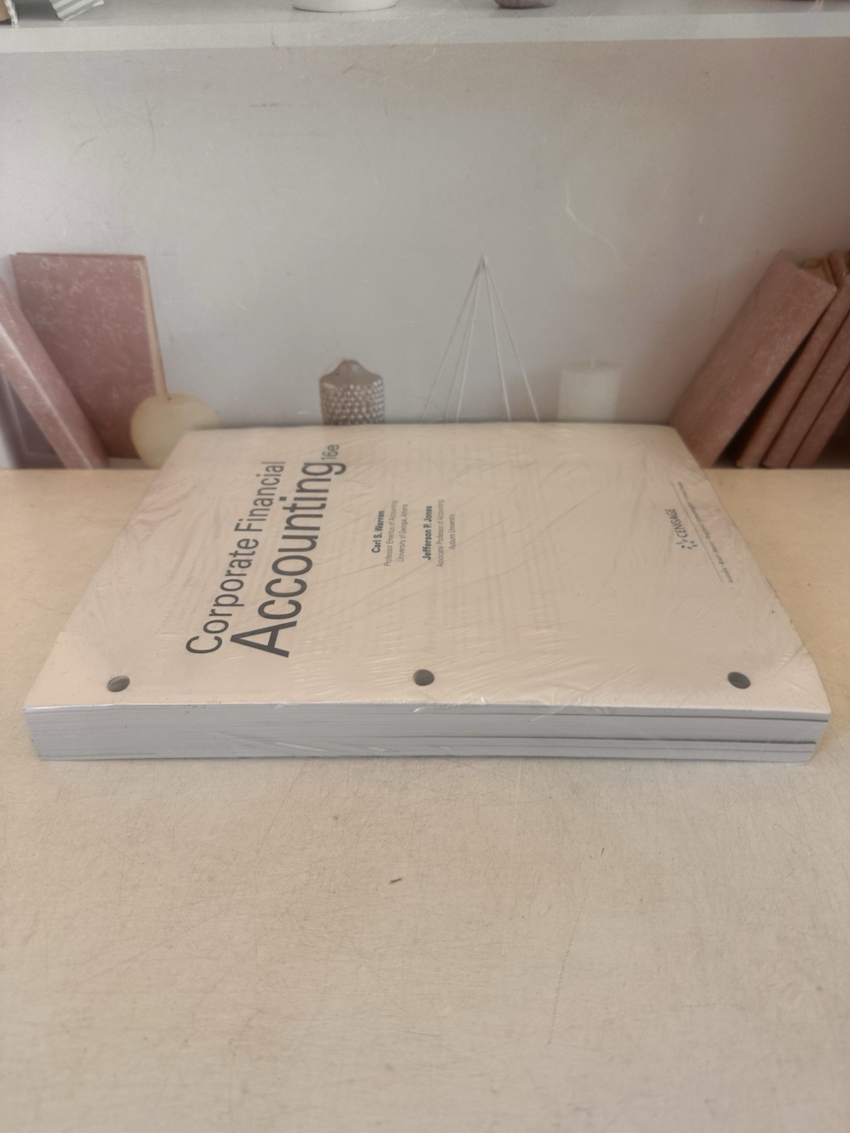 Cengage Corporate Financial Accounting 16th Edition C Warren J Jones LOOSE LEAF