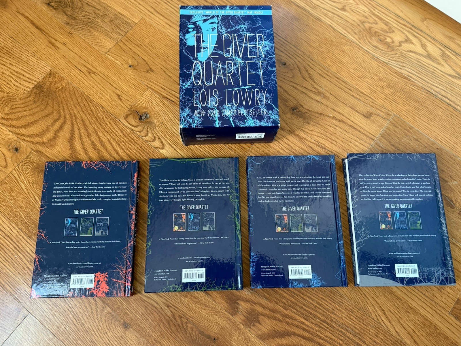 The Giver Quartet Boxed Set Lois Lowry (2014) 4 Hardcovers and Slip Case
