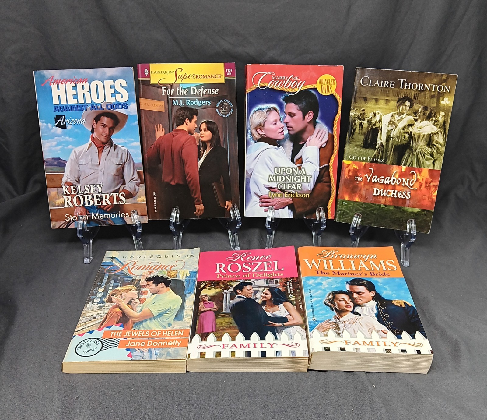 Huge Romance Paperback Lot 52 Books Harlequin Silhouette Dailey Novak Mixed PB