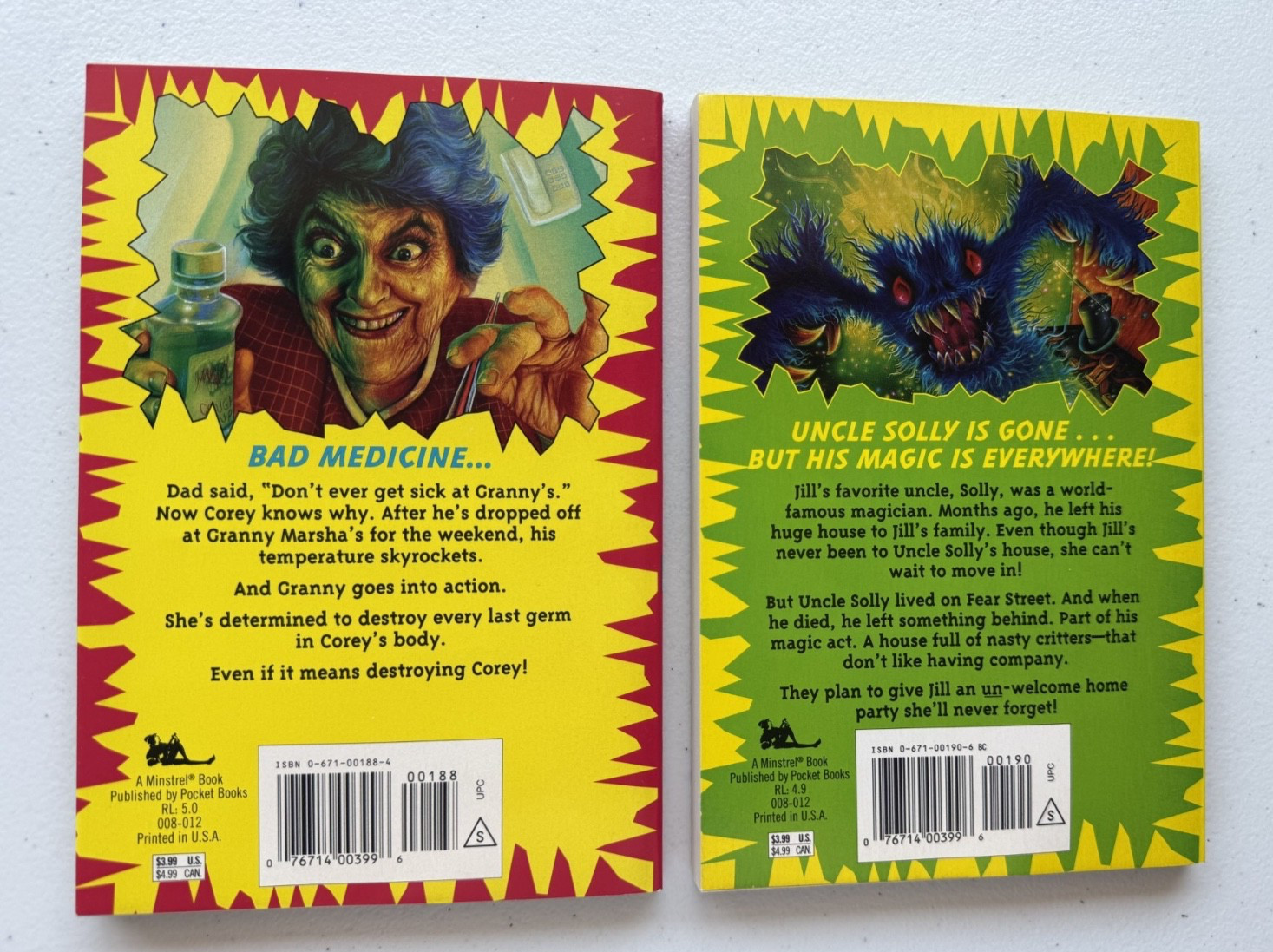 Lot of 14 Like New Vtg RL Stine Ghosts of Fear Street ppbs 13 are 1st print