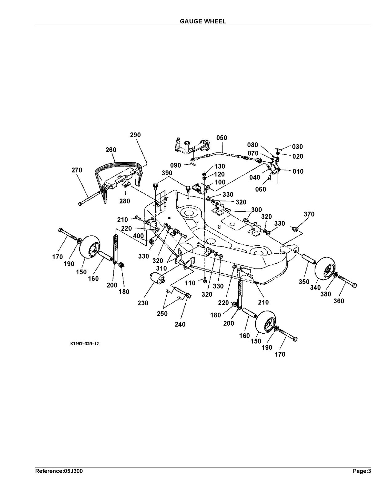 KUBOTA RCK48LTB Parts Manual – STEEL WIRE BOUND – RUGGED JACKET