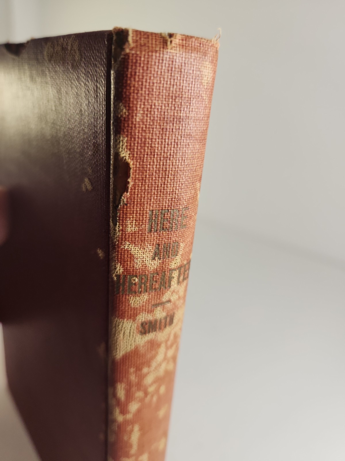 Here and Hereafter or Man In Life and Death, Uriah Smith – HC 1897 Rare Antique
