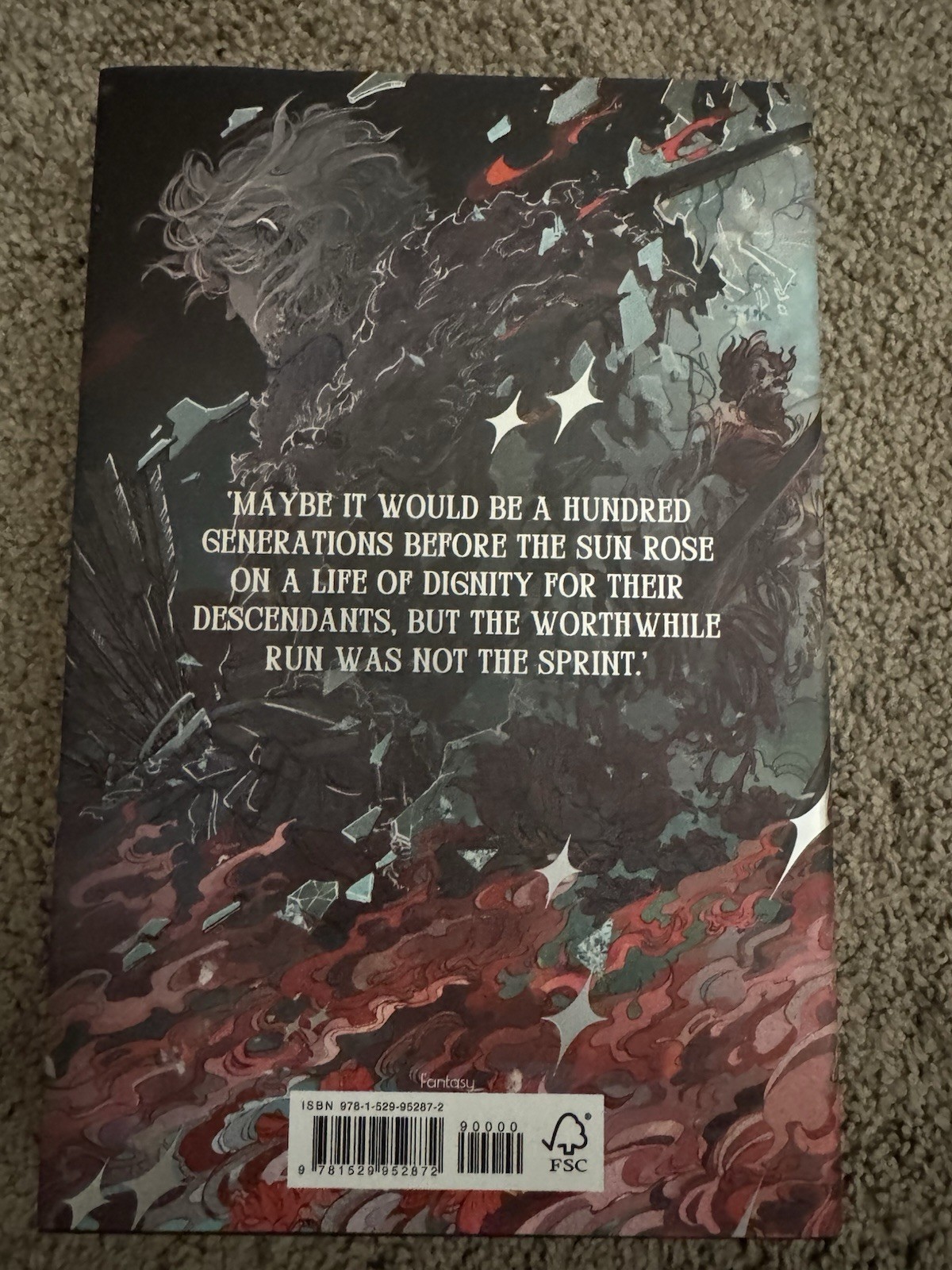 Blood Over Bright Haven M. L. Wang BROKEN BINDING Unsigned Hardcover New