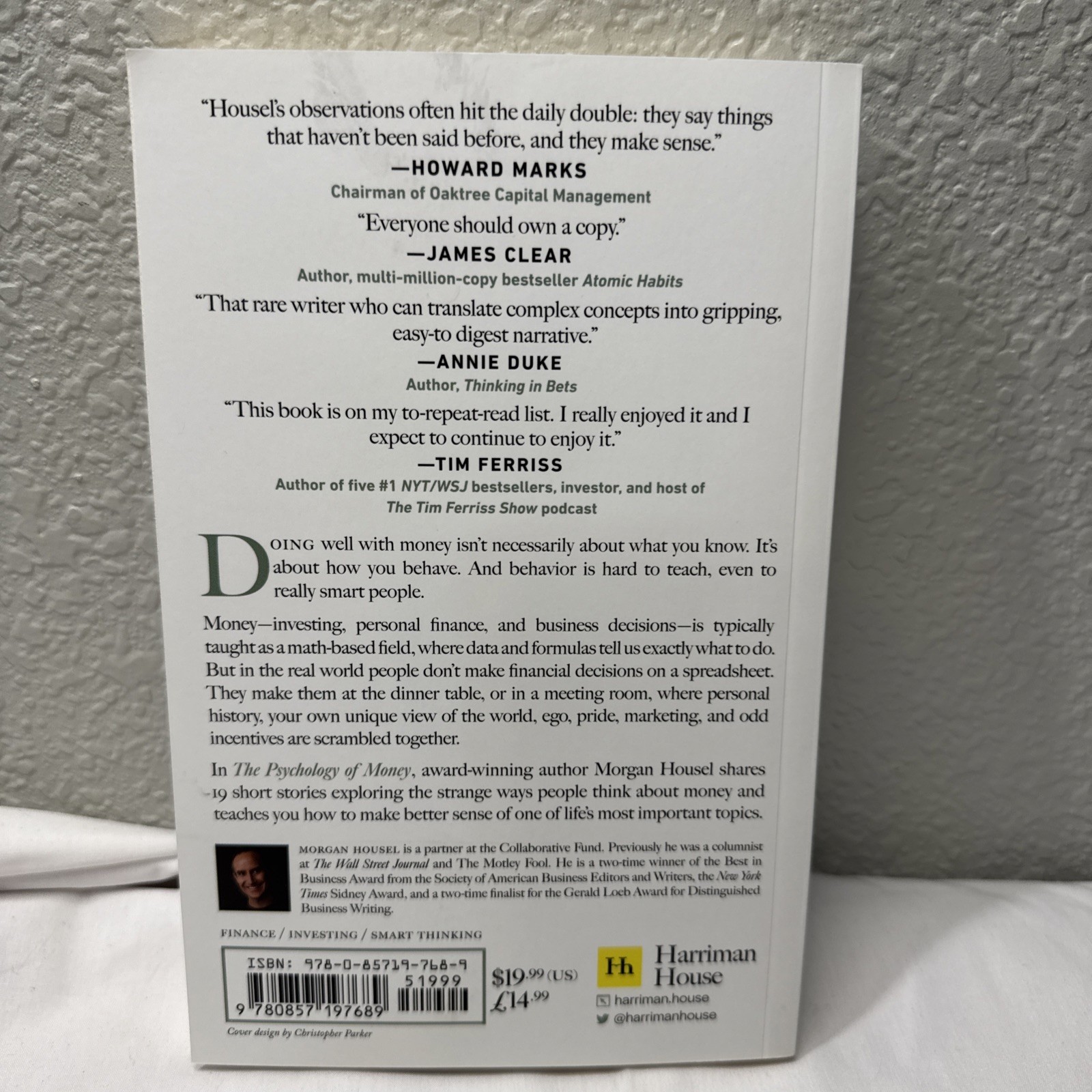 The Psychology of Money by Morgan Housel 2020 Edition Paperback