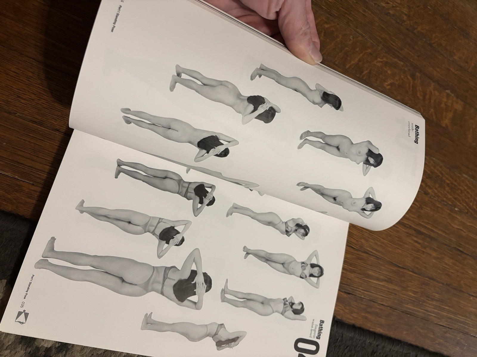 Basic Pose 1152 by Yuko Nakajima Figure Reference Drawing Japanese