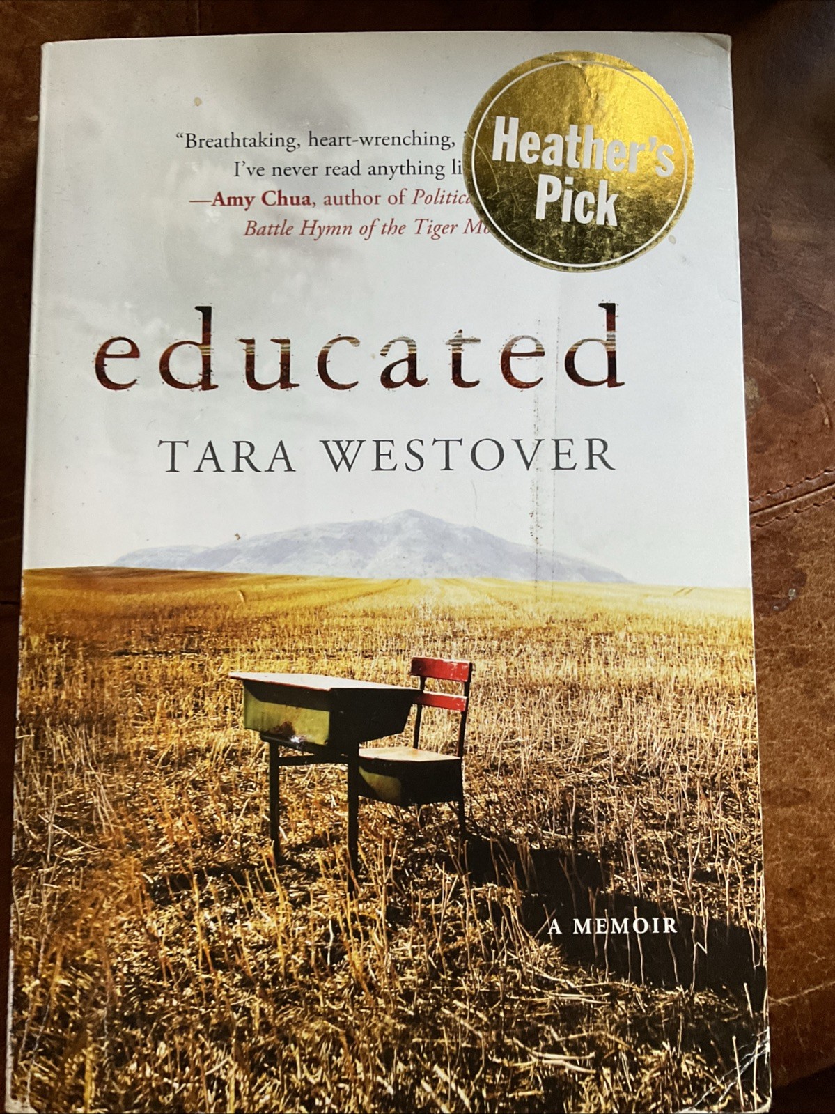 Educated a Memoir by Tara Westover (2018, Trade Paperback)