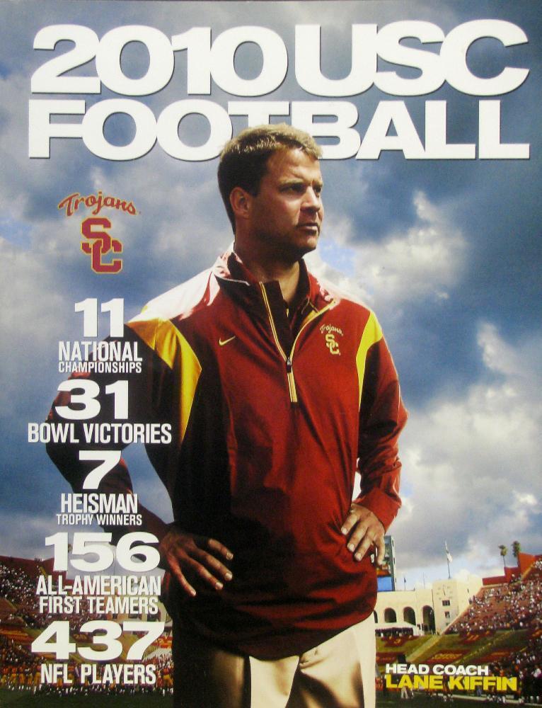 2010 University of Southern California Trojan Football Media Guide – 210 Pages