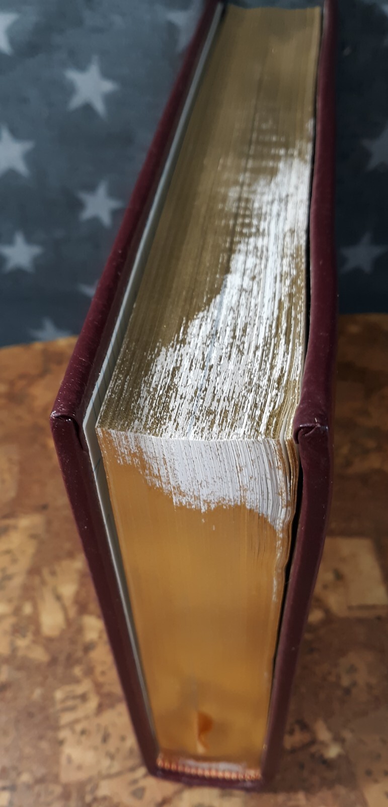 TRUMAN David McCullough SIGNED Easton Press Volume 1 *PAGE EDGE DAMAGE*