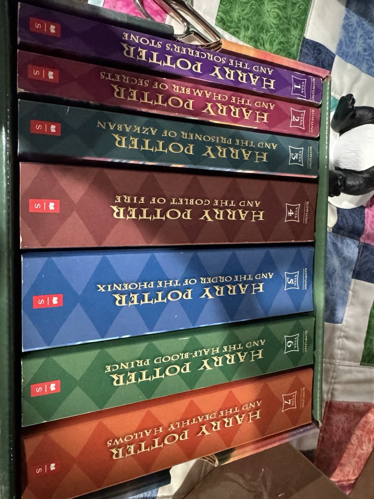 Harry Potter Paperback Boxset #1-7 by J. K. Rowling (2009,) Never Read, Stored