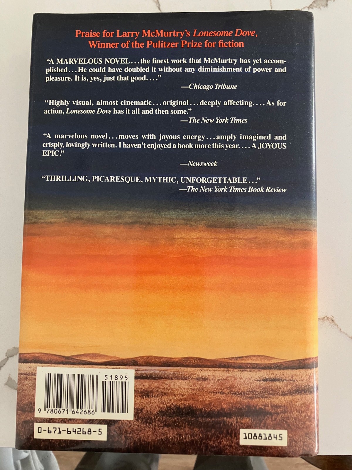 ANYTHING FOR BILLY by Larry McMurtry – 1988 First Edition, 1st Printing HCDJ