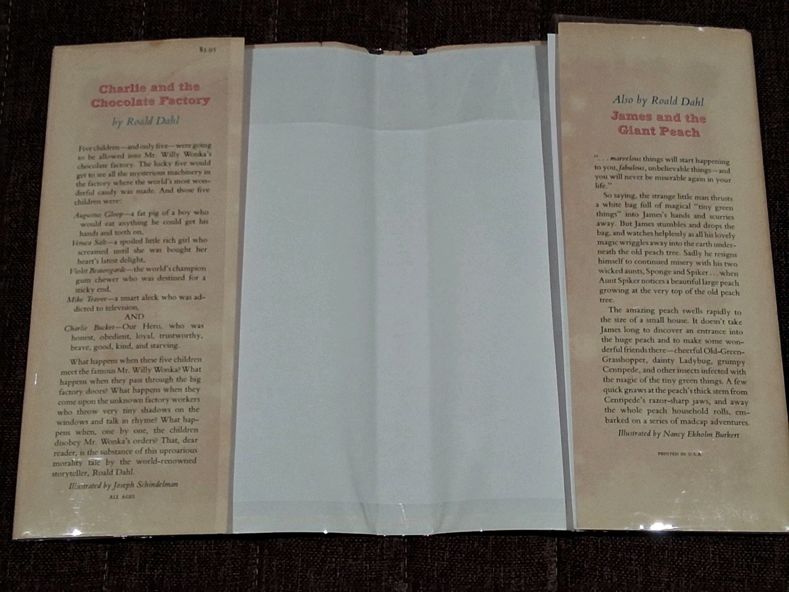 Roald Dahl Charlie and the Chocolate Factory 1st edition 1st printing 6 lines