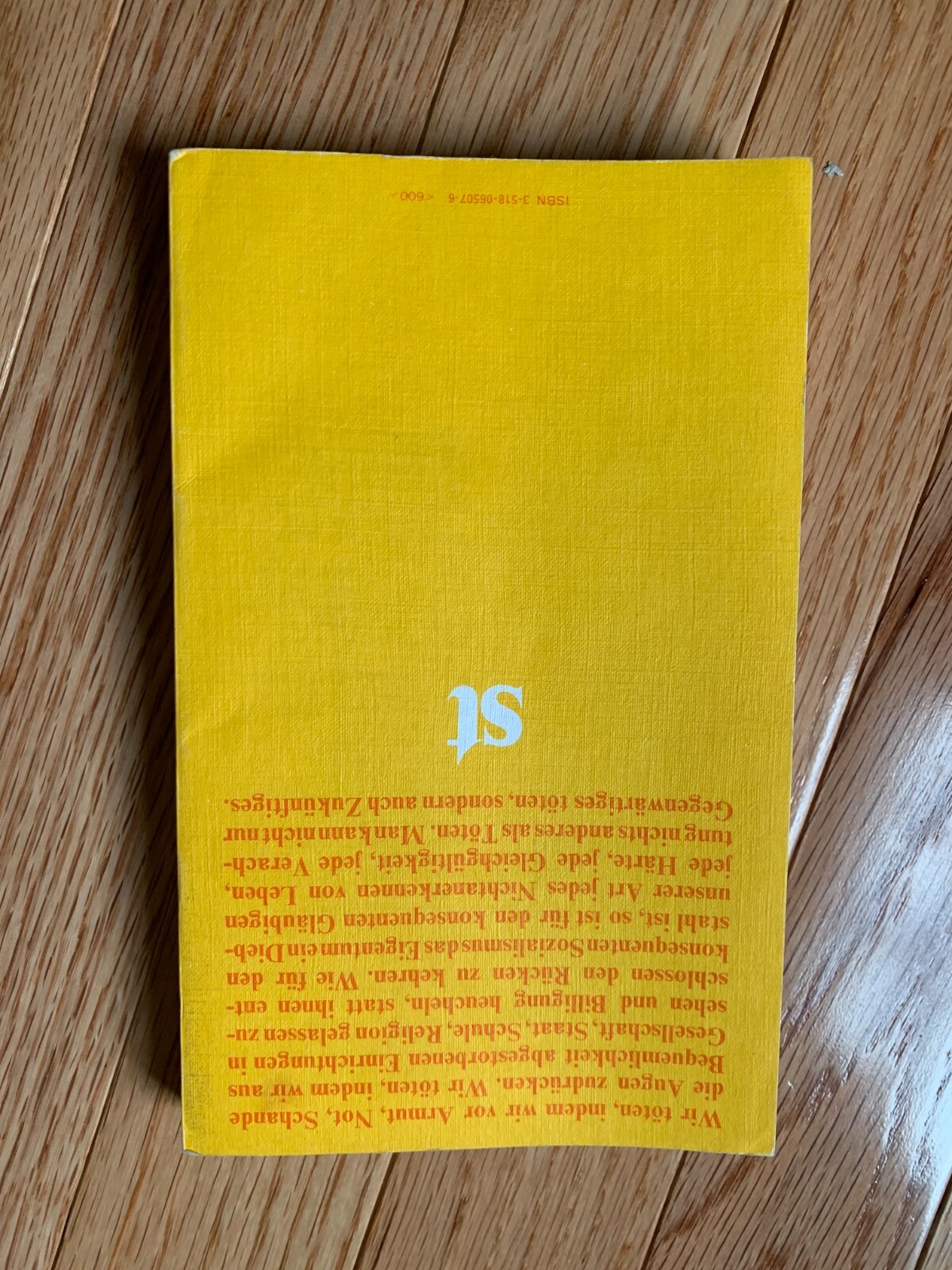 Vintage 1977 LEKTURE FUR MINUTEN: Suhrkamp Taschenbuch By Hermann Hesse BOOK