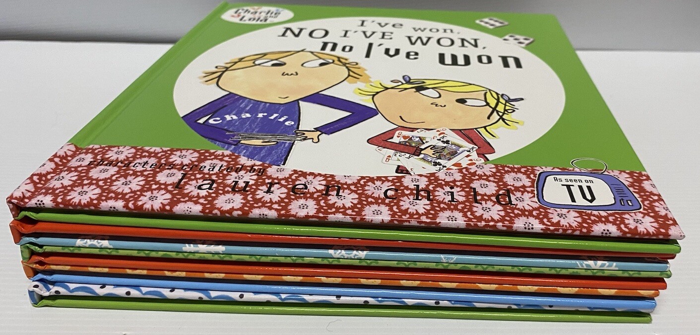 5 Charlie and Lola HB Books Box Set My Wobbly Tooth Whoops! But it Wasn’t Me