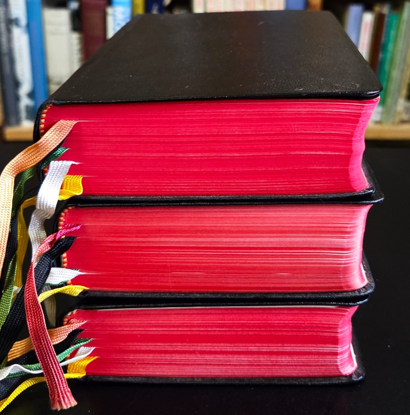 THE DIVINE OFFICE BREVIARY (Latin/English) 3 Volume Set (Leather) Slipcases 1963