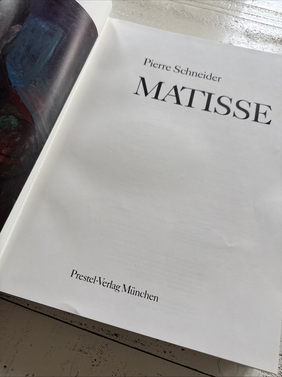 Matisse Pierre Schneider HC Art Monograph Prestel 1984 German Edition