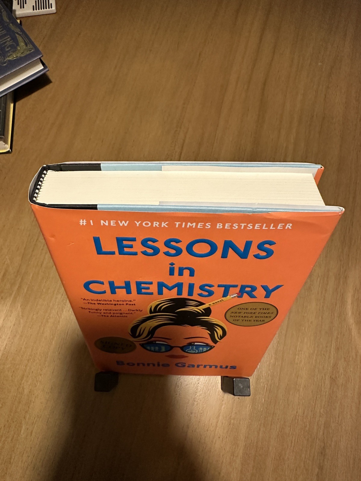 SIGNED Lessons in Chemistry by Bonnie Garmus — Signed 1st Edition Hardcover 2022