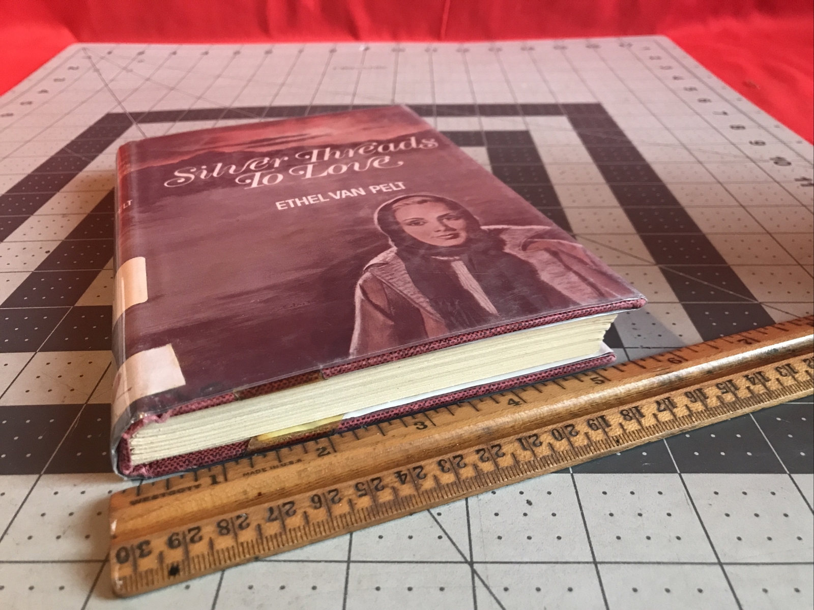 Vintage 1976 Silver Threads To Love by Ethel Van Pelt Hardcover Book