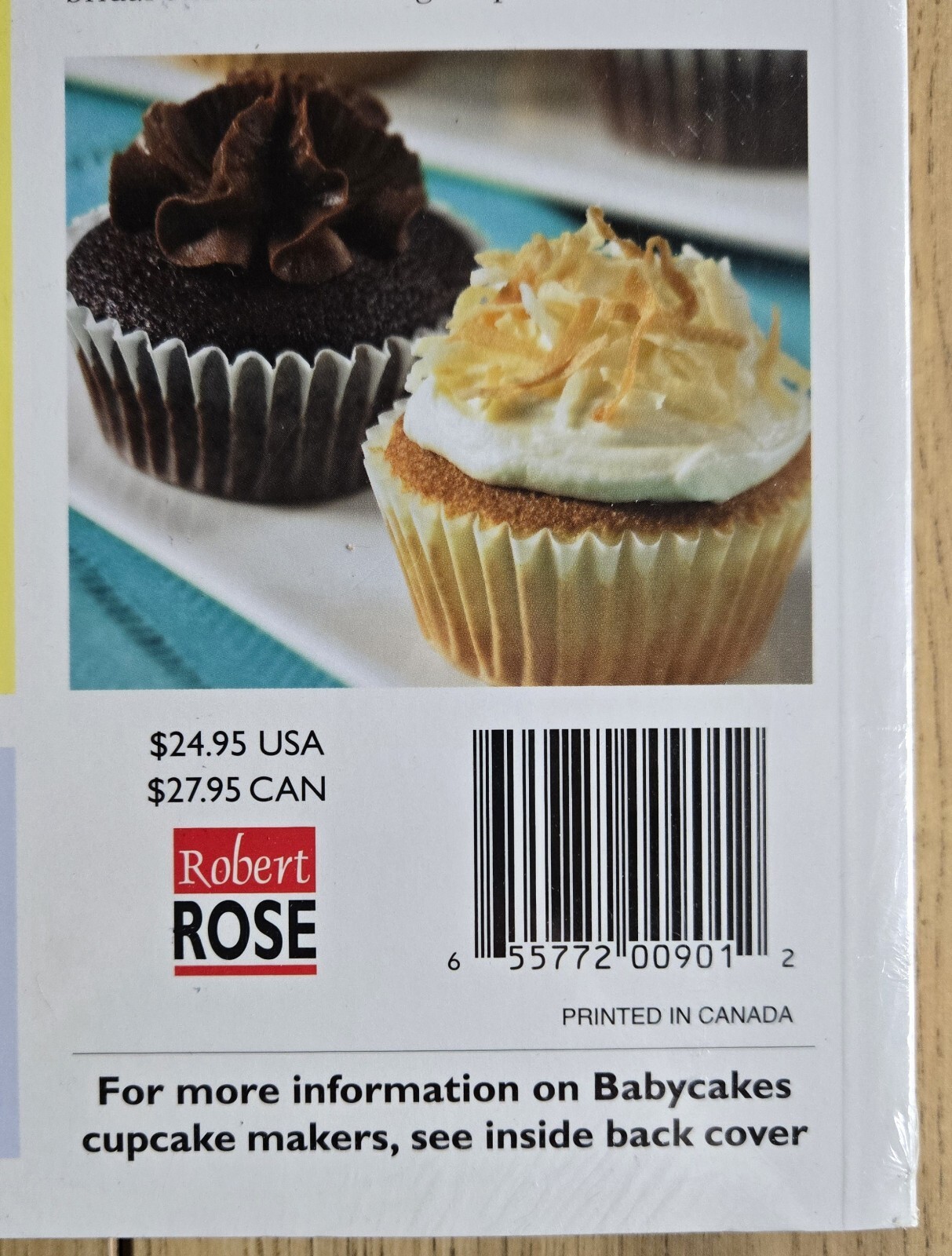 Babycakes Cupcake Cookbook, 175 Best Cupcake Maker Recipes, Sealed, 216 Pages
